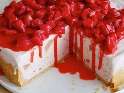 Cheesecake Strawberries Recipe