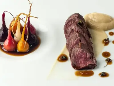 Leg of Young Goat with Turnip Compote Recipe