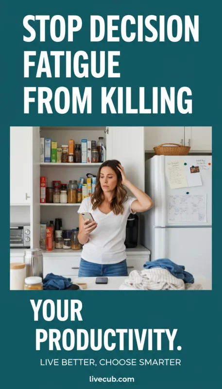 How Decision Fatigue Affects Your Daily Productivity