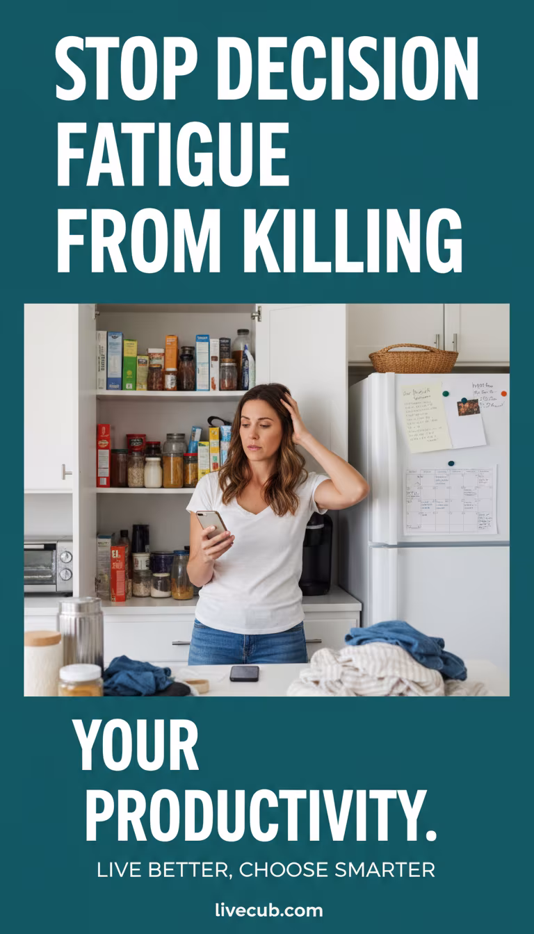 How Decision Fatigue Affects Your Daily Productivity