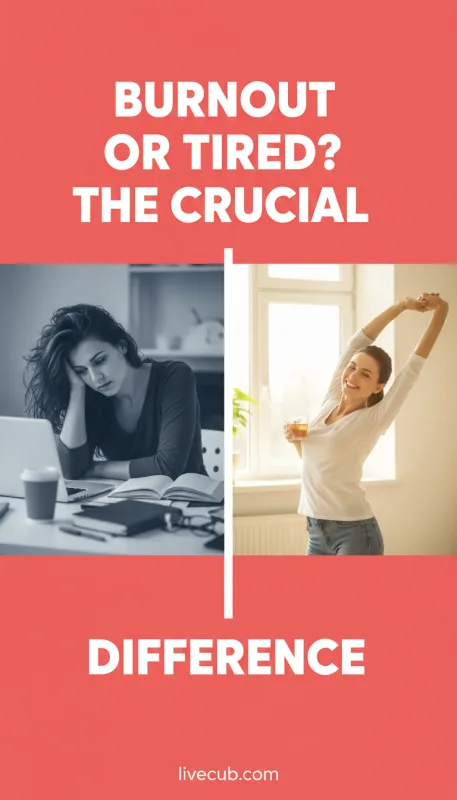 The Difference Between Burnout and Just Being Tired