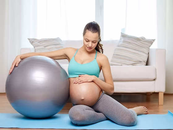 Labor Exercises With a Birthing Ball