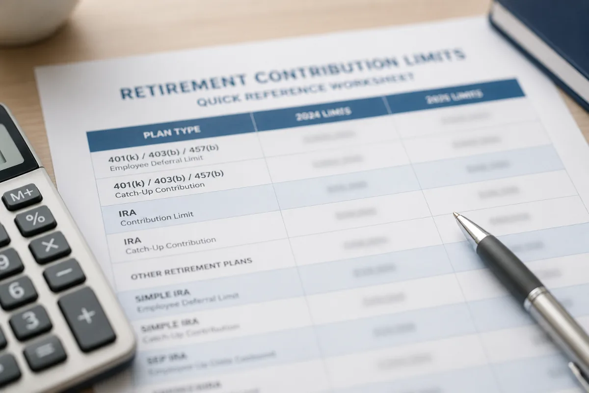 401k 2026 contribution limits notes