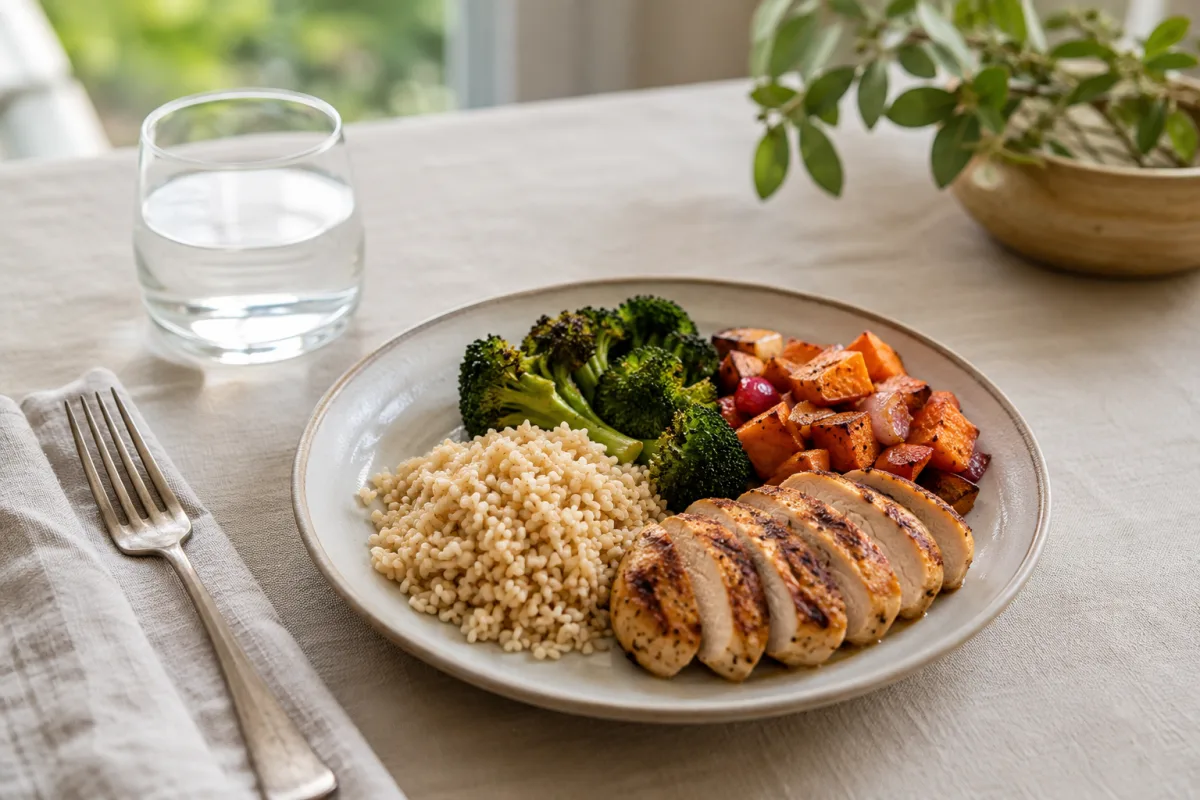 Practical healthy plate
