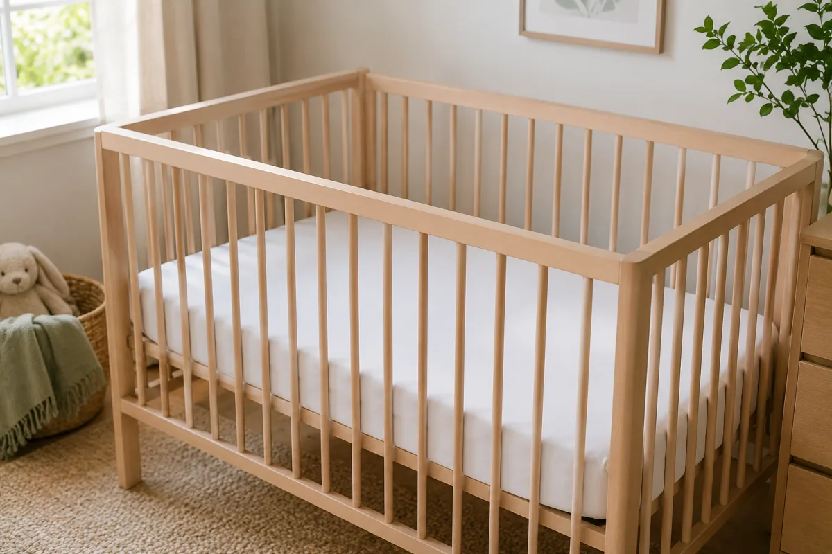 safe newborn sleep setup