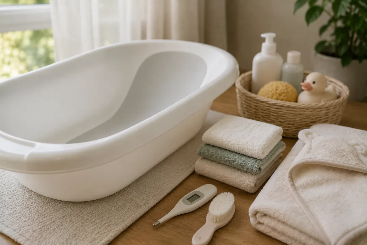 newborn bath supplies