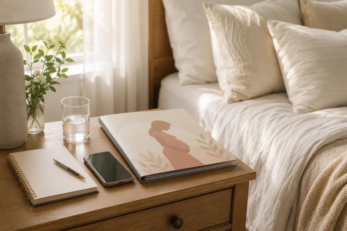 Pregnancy symptom notes prepared before calling provider