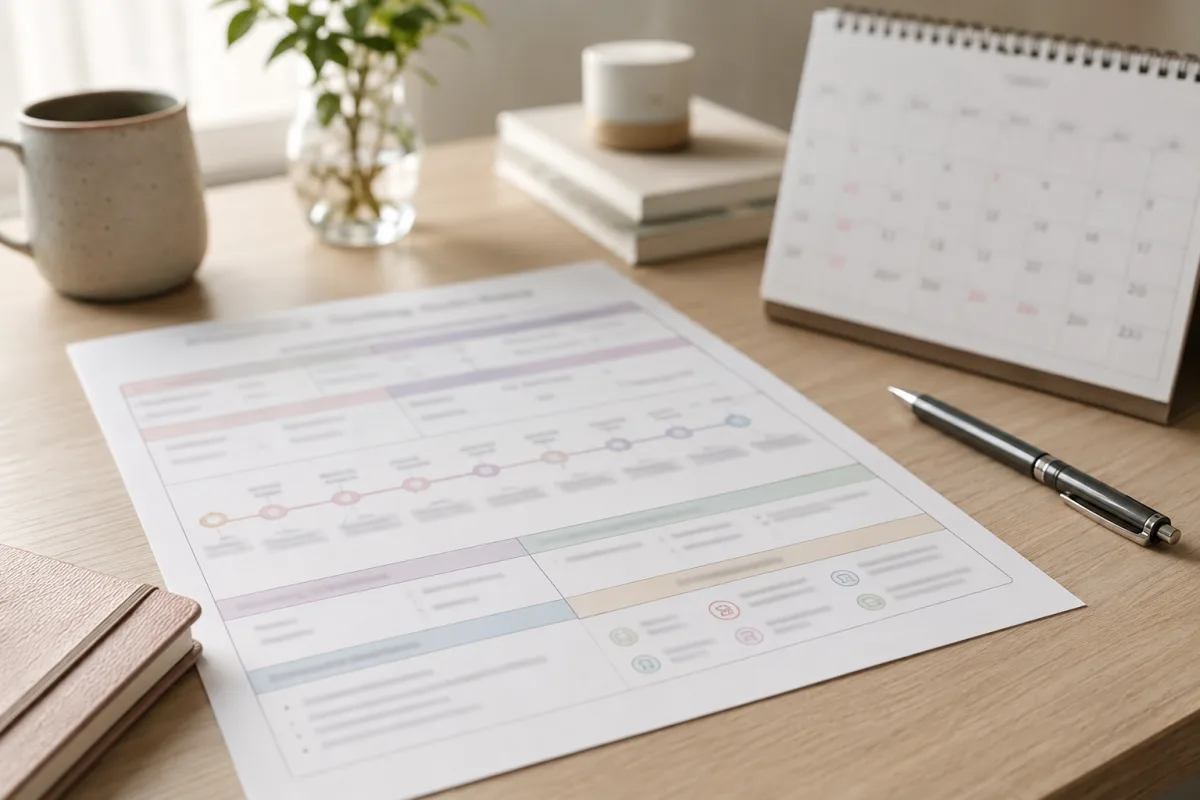 Pregnancy dating timeline notes