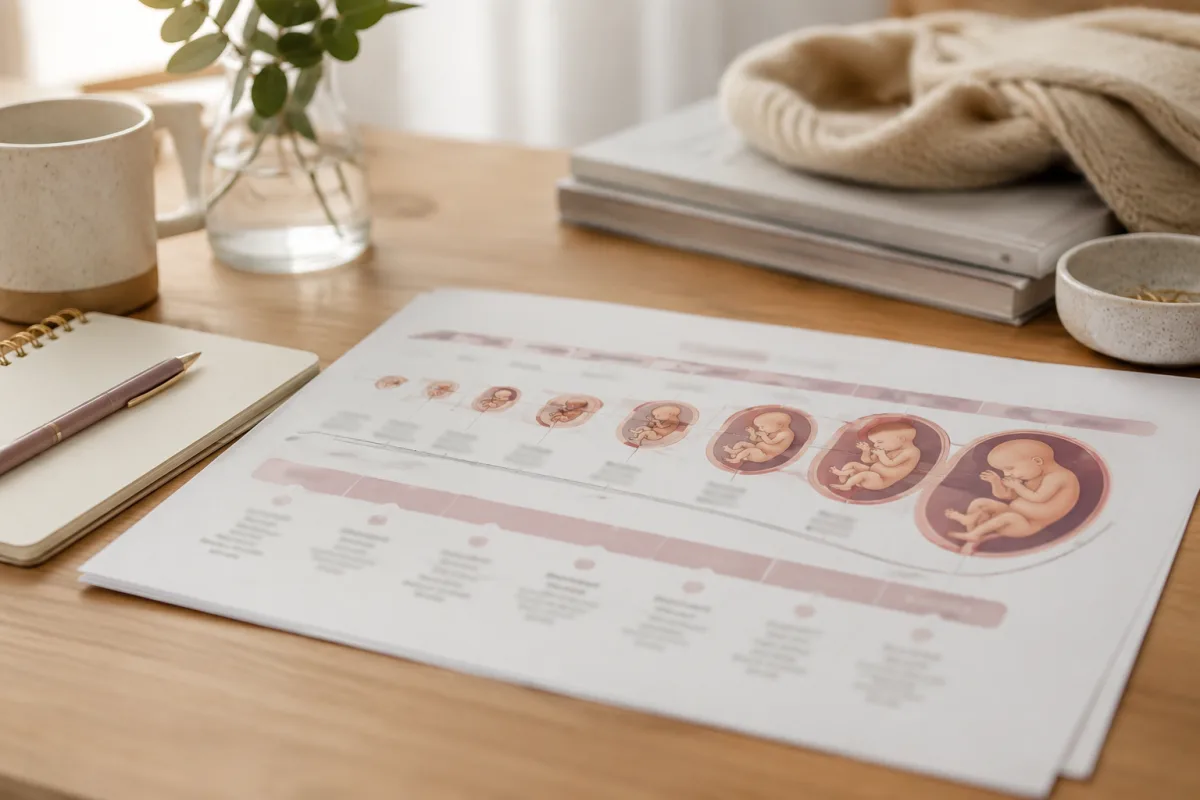 First trimester fetal development study notes