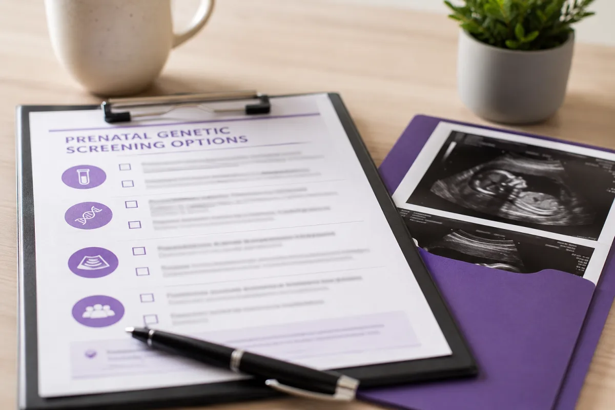 Prenatal genetic screening counseling notes
