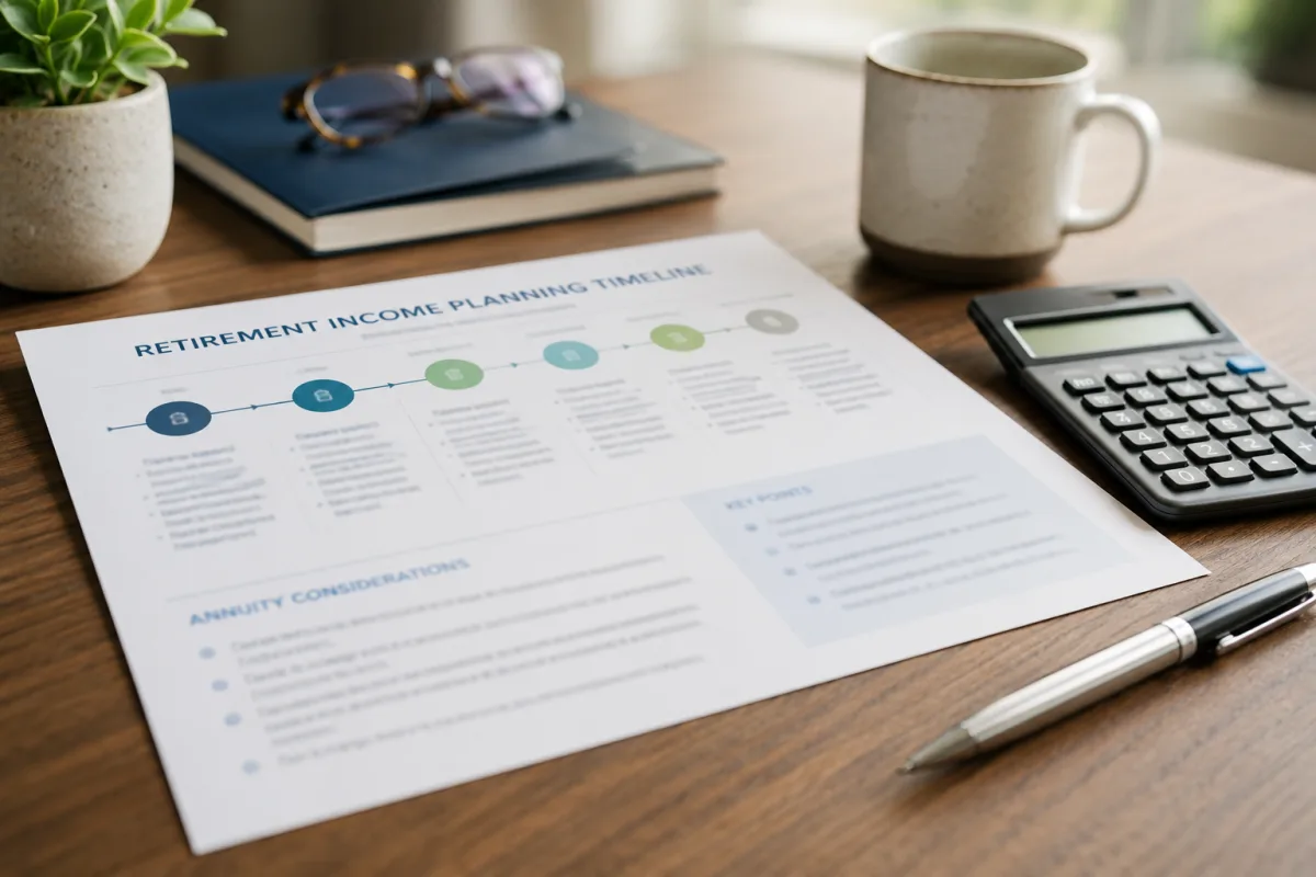 Annuity timing retirement income notes