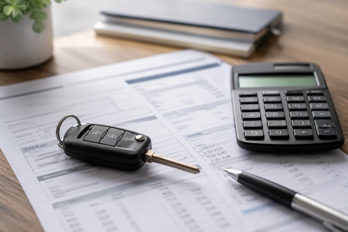 Auto lease payment worksheet