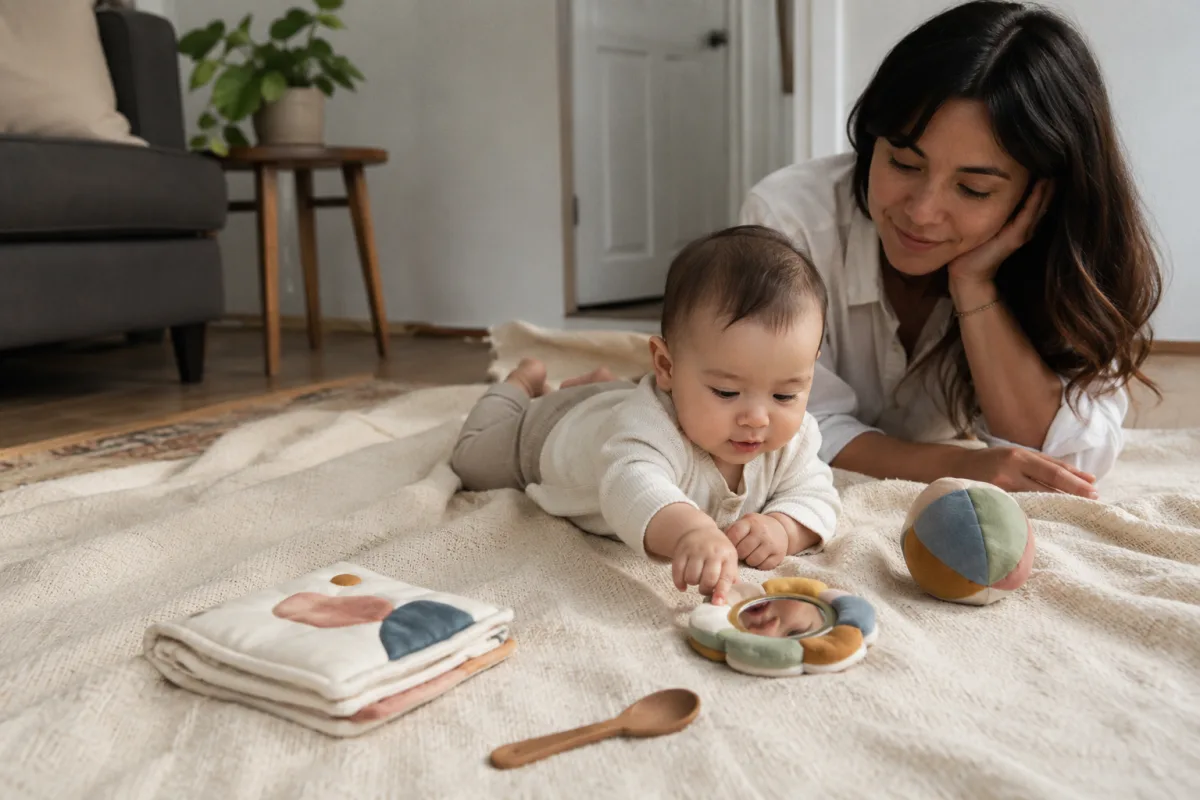 Simple toys for infant development