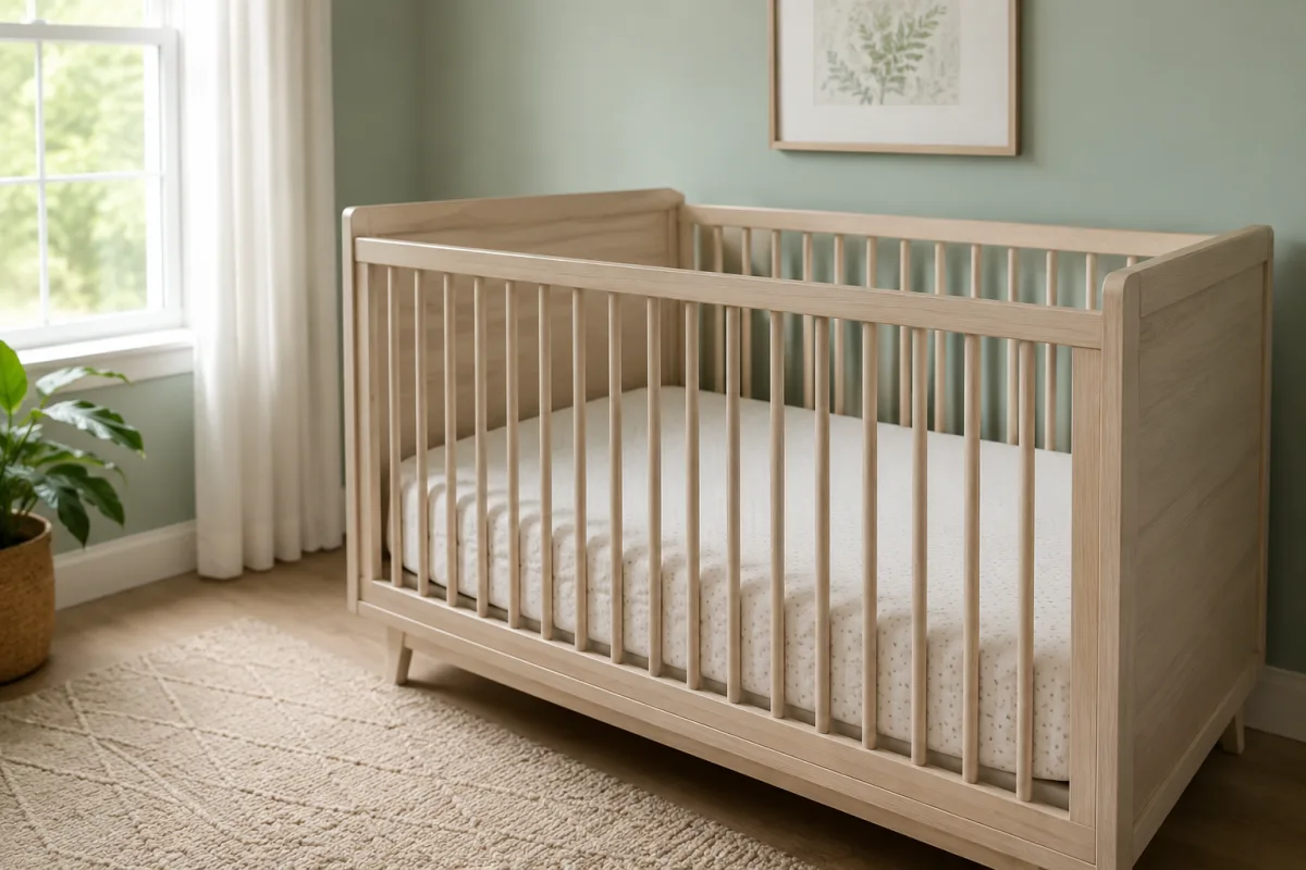 Safe baby sleep setup