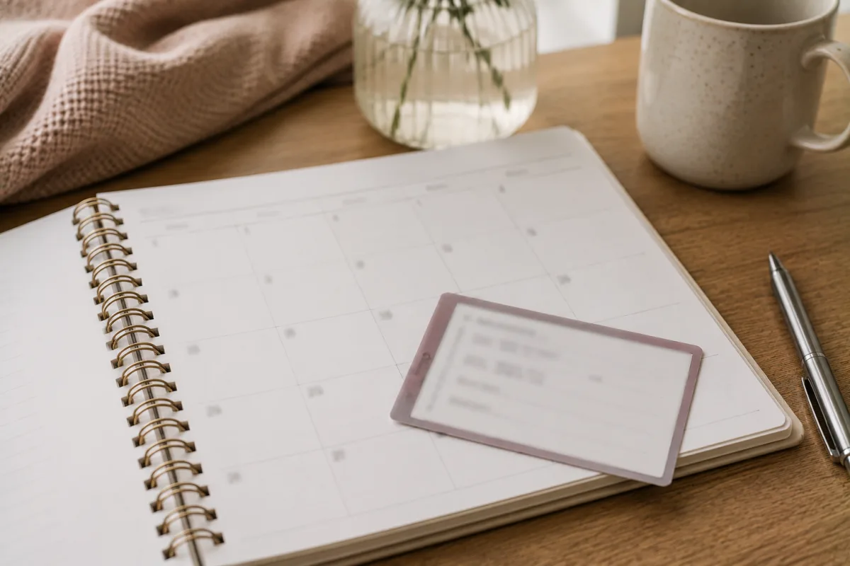 Baby development womb checklist