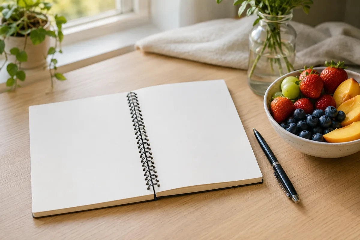 Food journal without shame