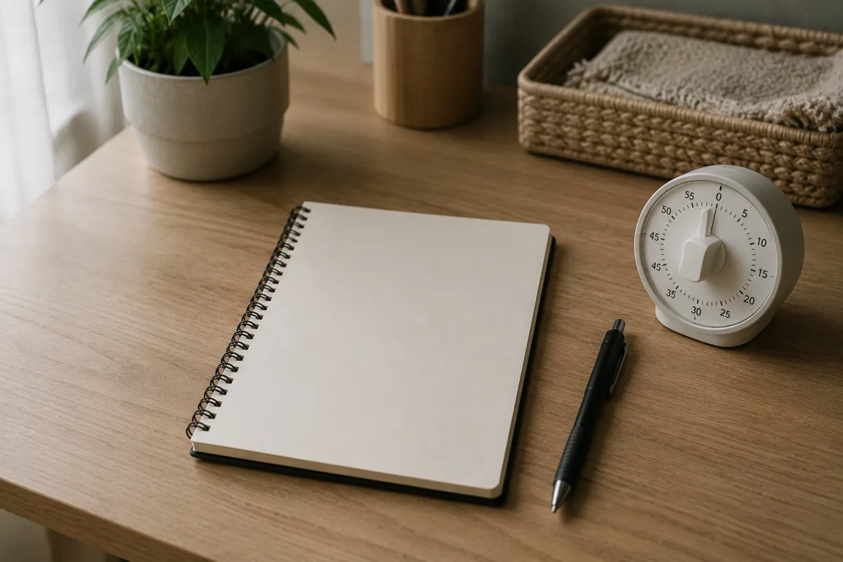 timed expressive writing