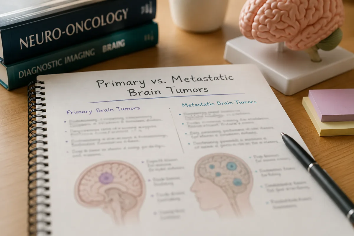 Primary versus metastatic brain tumor notes