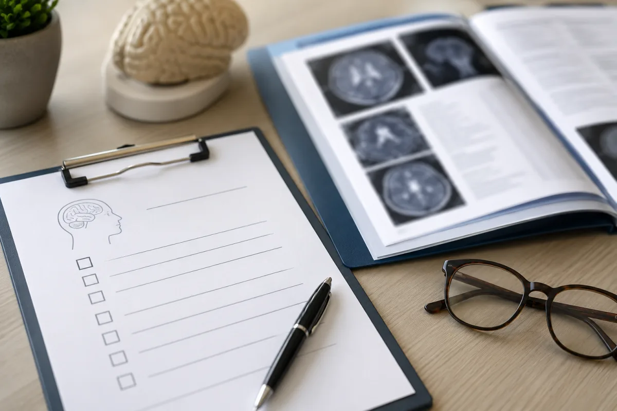 Brain tumor diagnosis checklist