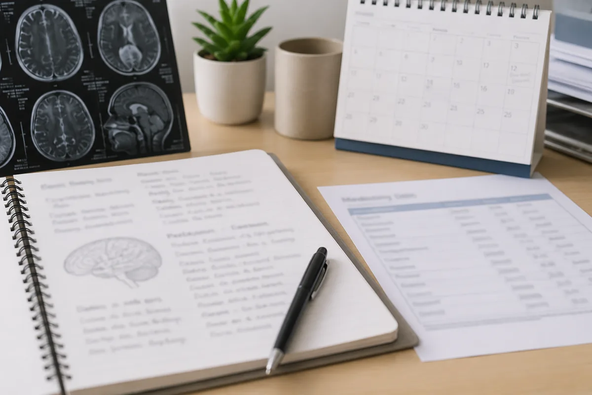 Brain cancer treatment planning notes