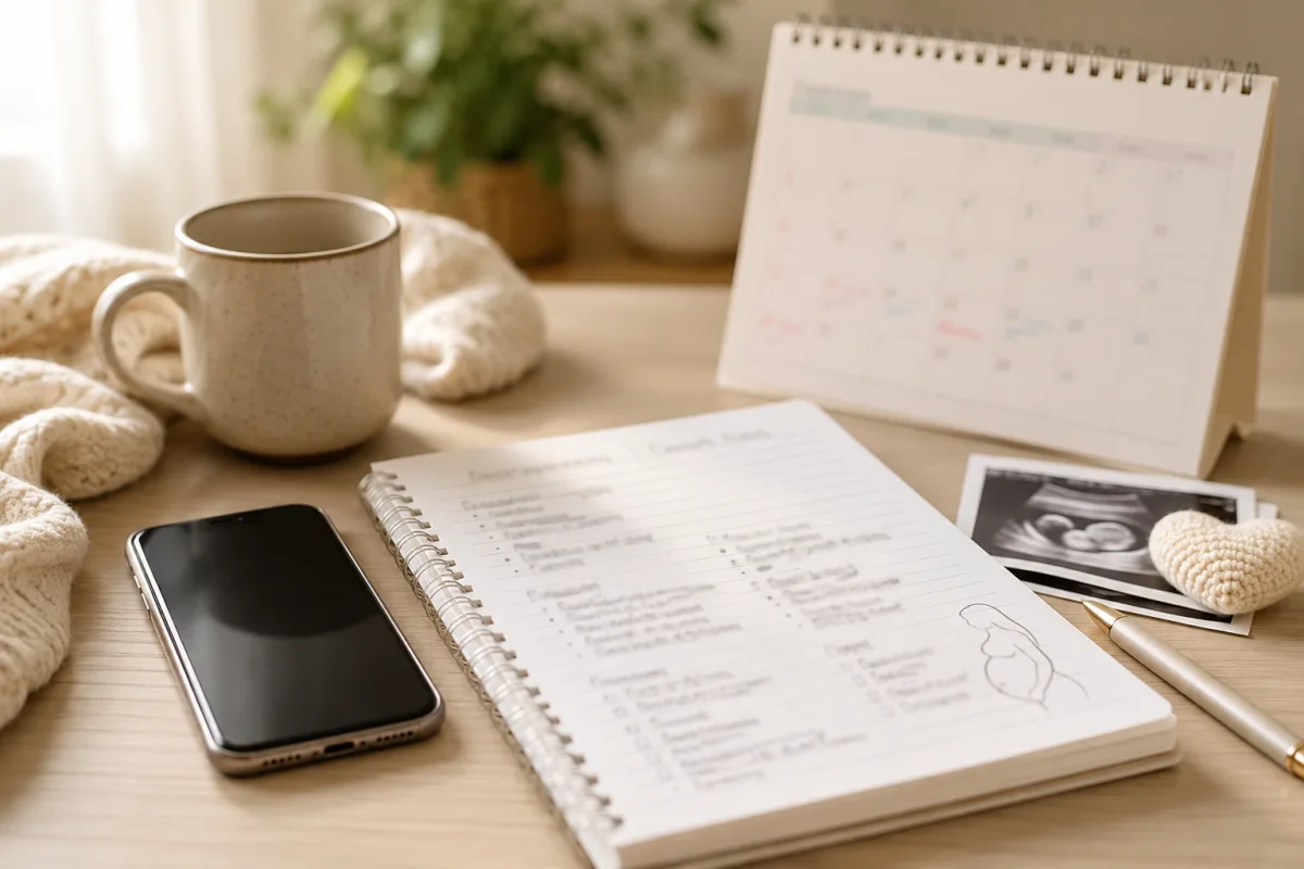 Calling clinician for pregnancy bleeding