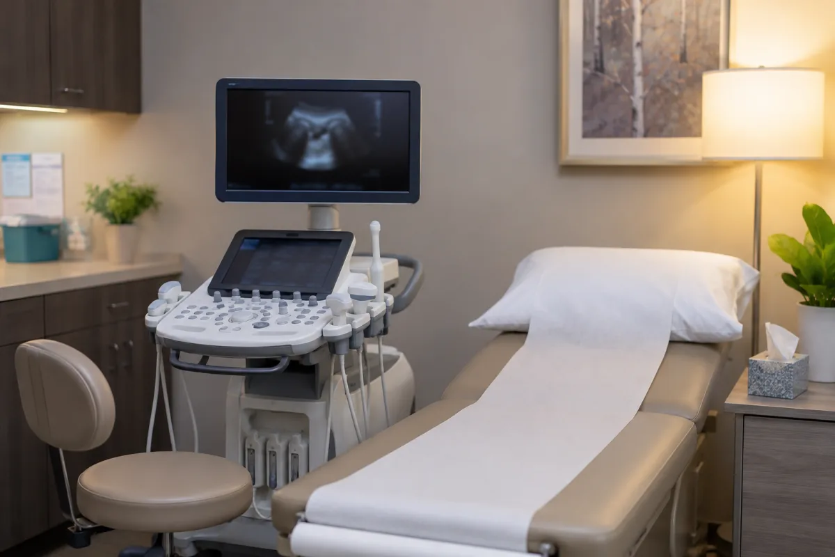 Twin pregnancy ultrasound appointment