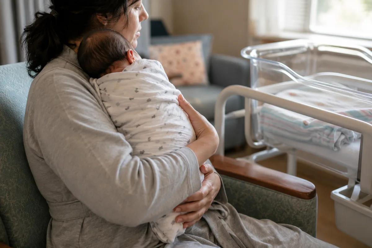 safe newborn soothing