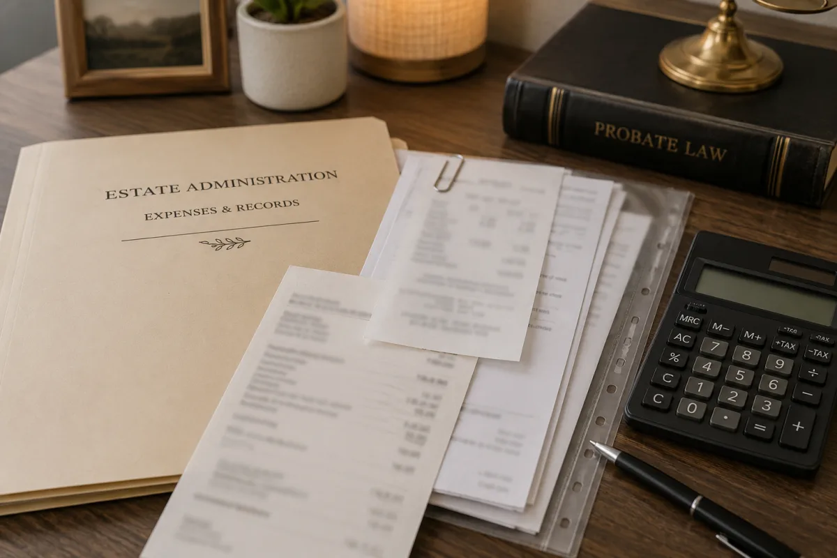 Estate administration expense records