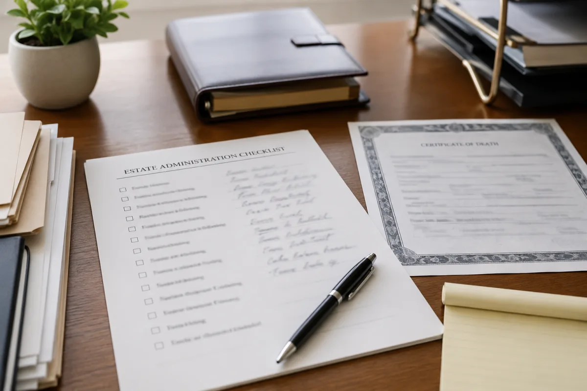 Executor probate checklist
