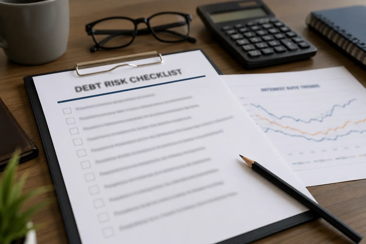 Debt risk checklist