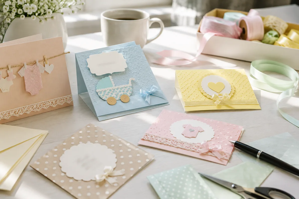 Printable baby shower note cards