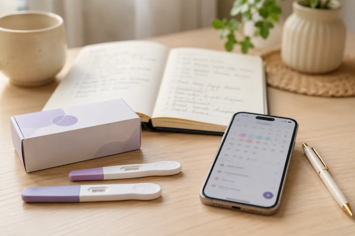 Ovulation predictor test planning