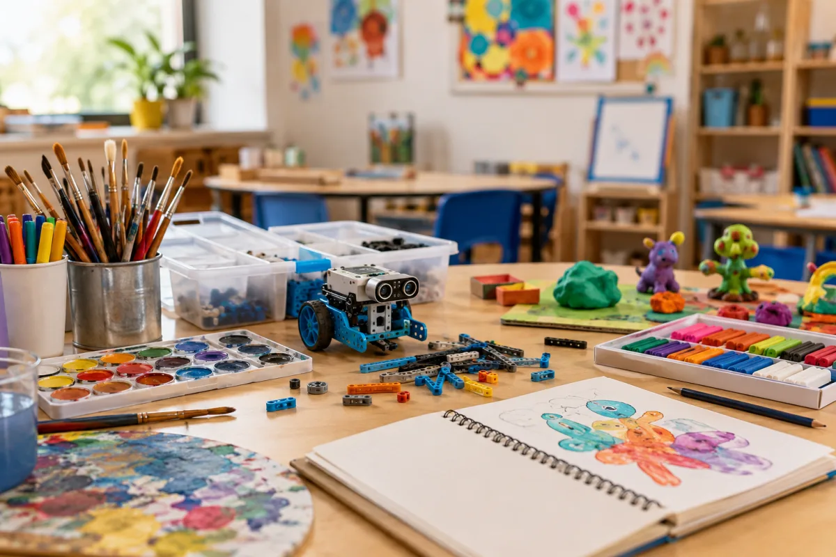 Creative activity for self-esteem