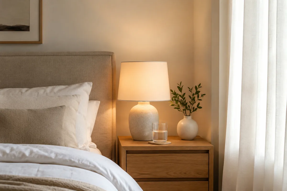 Soft lighting for headache comfort