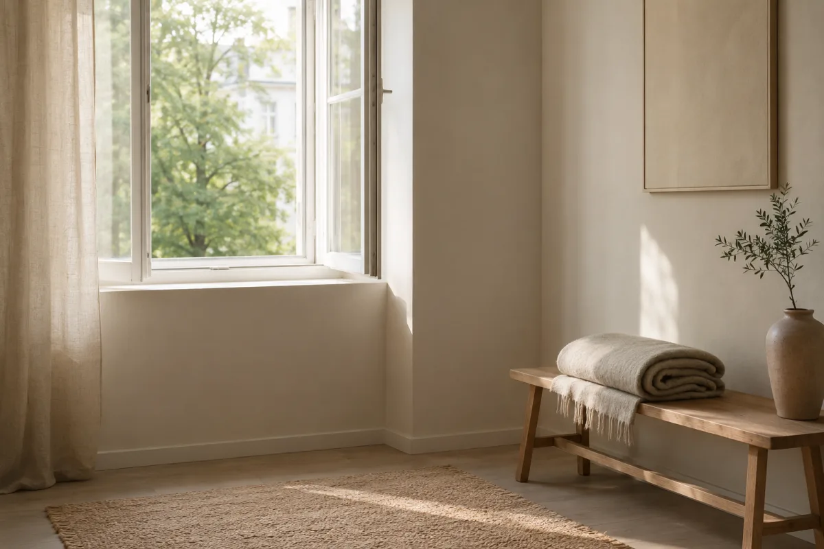 Calm room reset for headaches