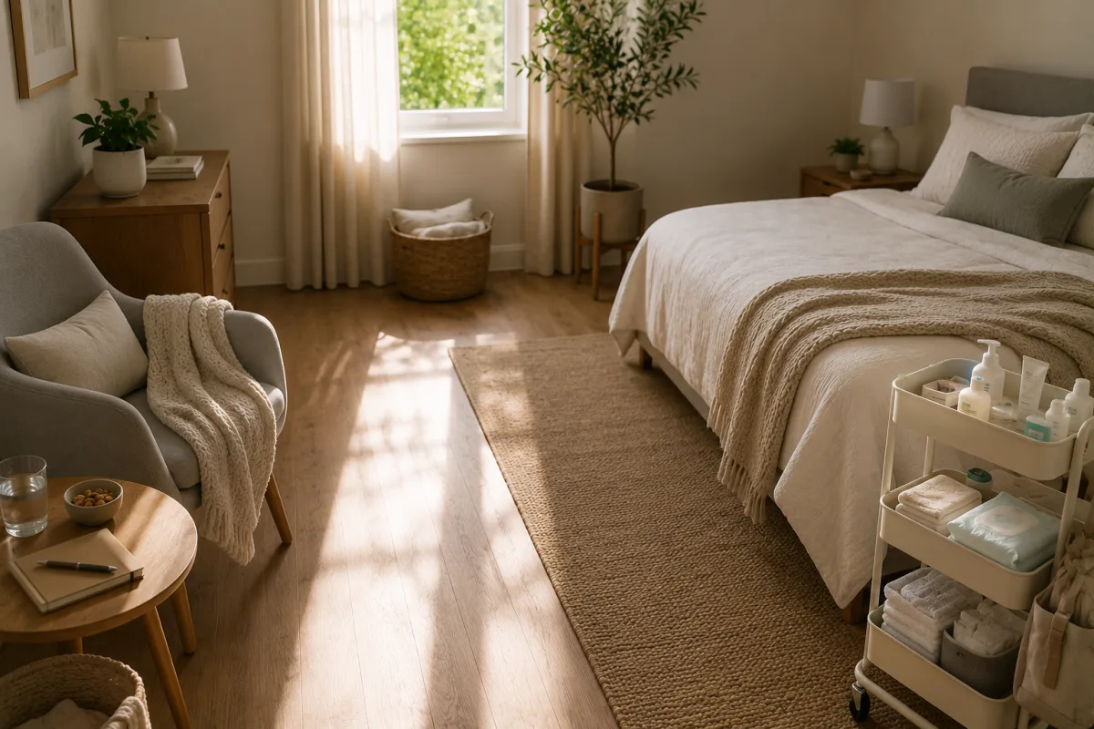 Pregnancy room arrangement