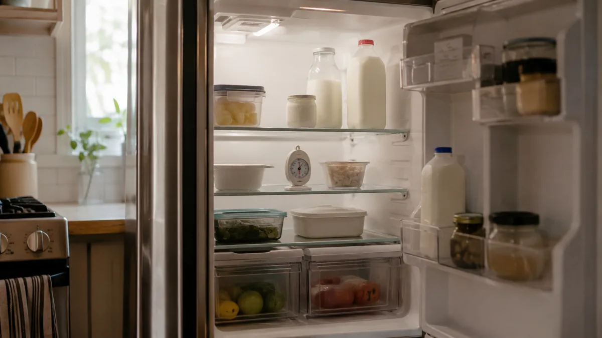 Warm refrigerator temperature check