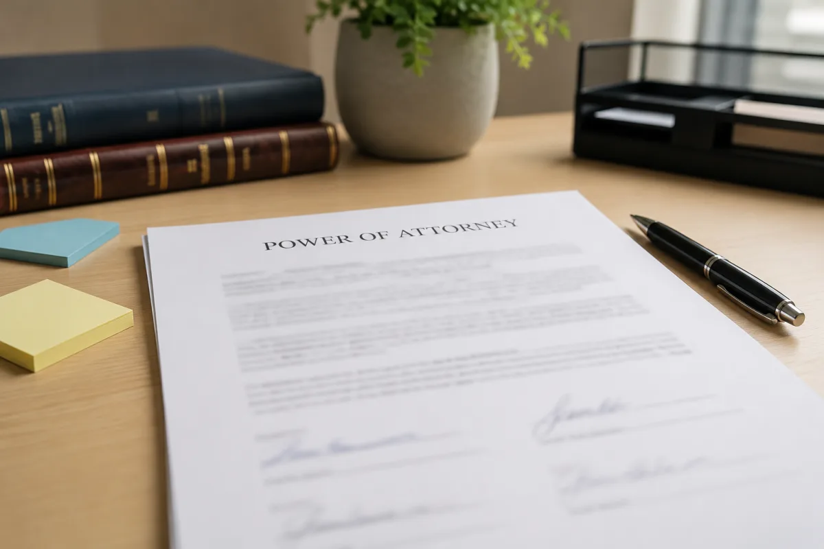 Power of attorney document review