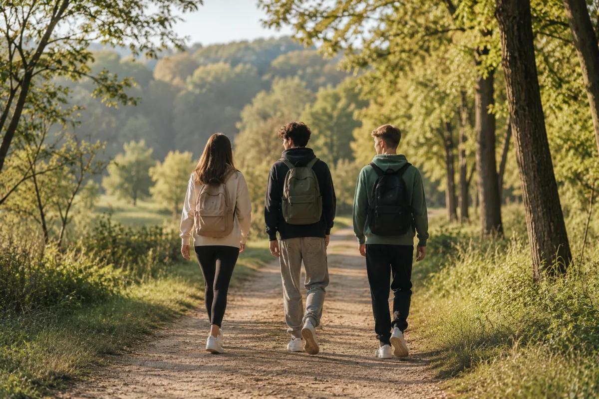 Teen nature confidence walk