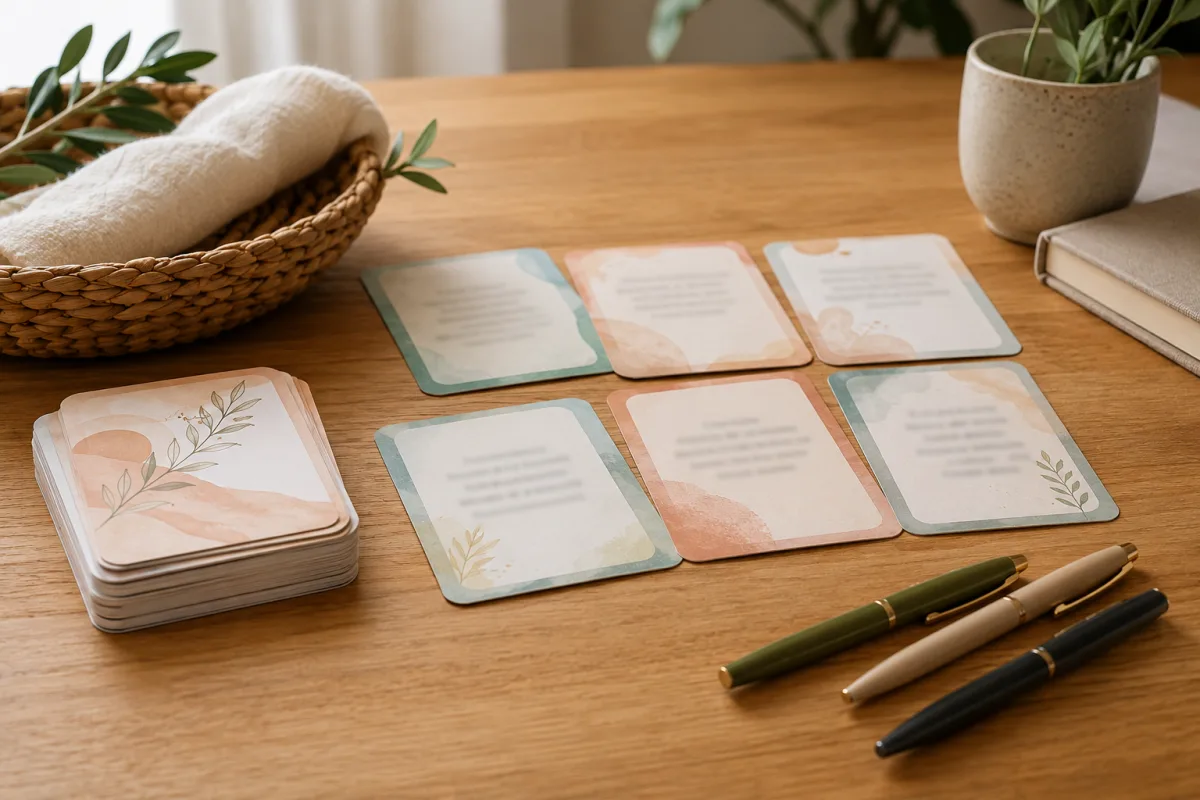 Closing reflection cards