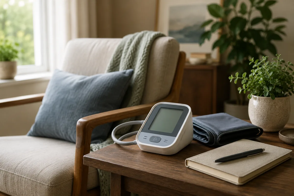 home pregnancy blood pressure setup