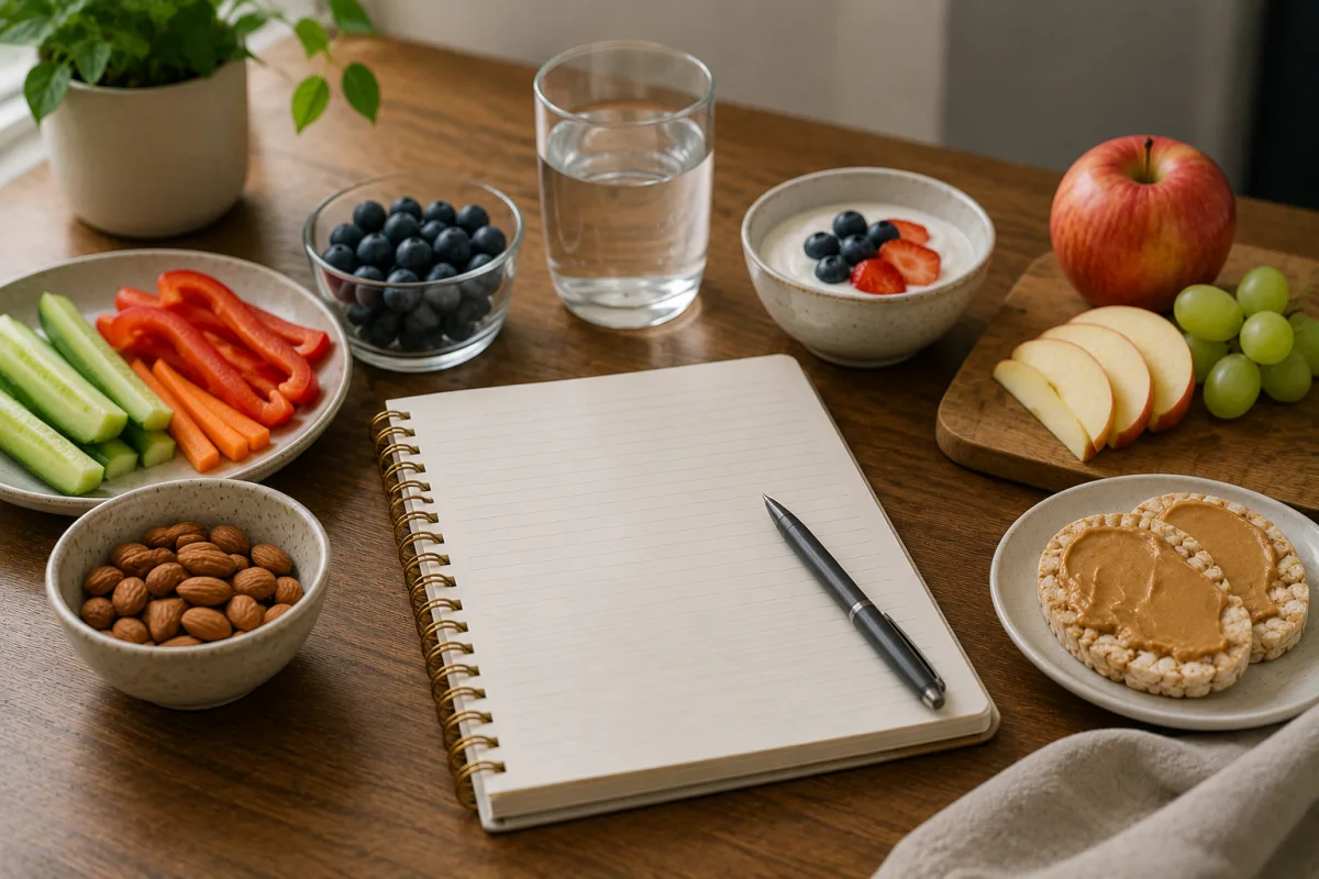 Pregnancy snack planning note