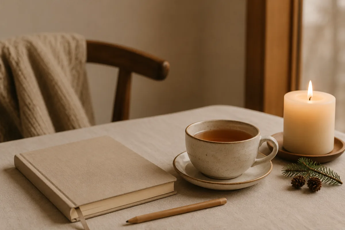 Simple holiday plan for stress
