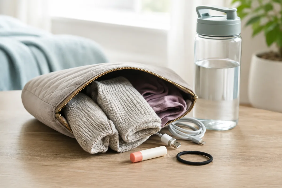 Labor comfort items packed