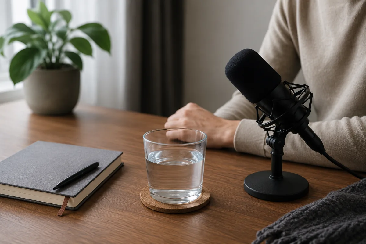 Voice care after speaking
