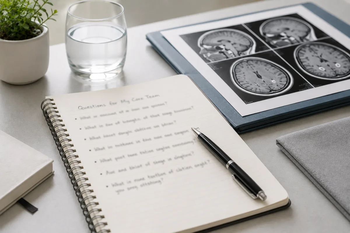 Brain cancer questions for doctor