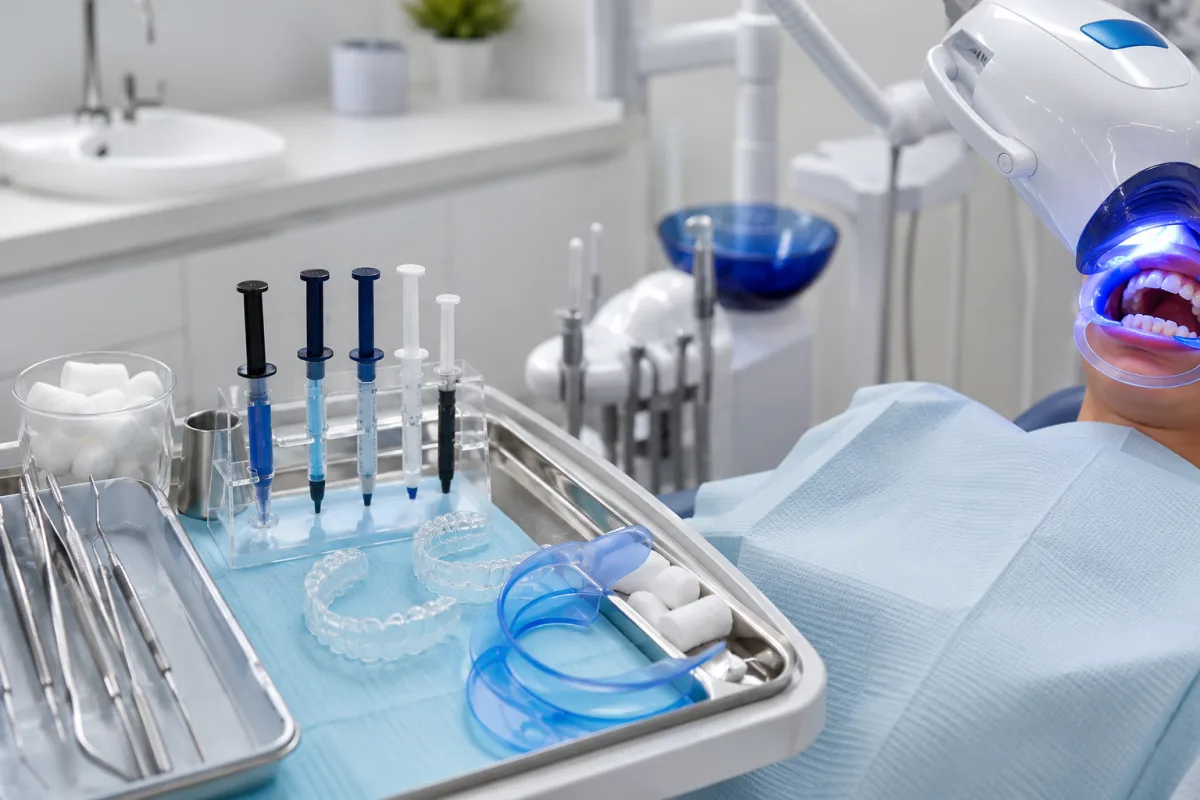 Dentist gum protection for whitening