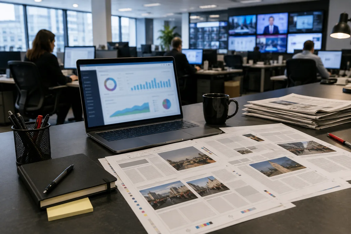 Online journalism metrics dashboard