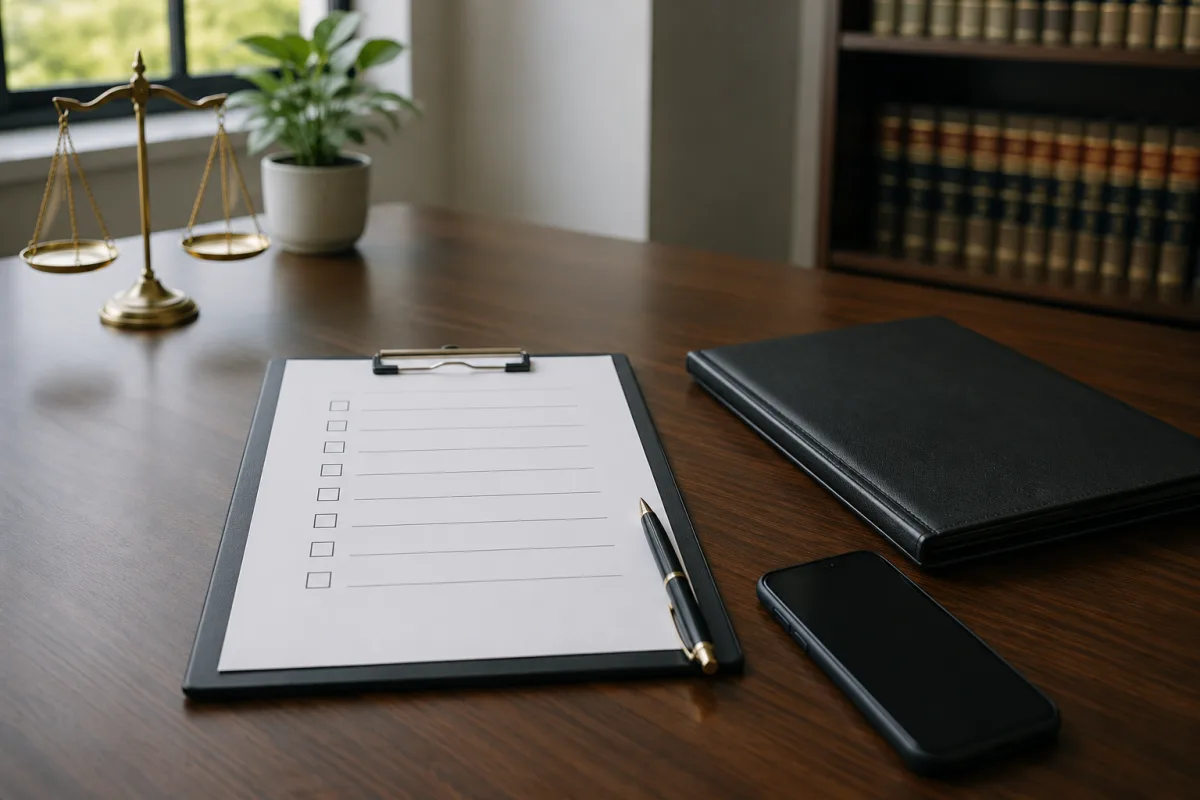 Surrogacy legal checklist