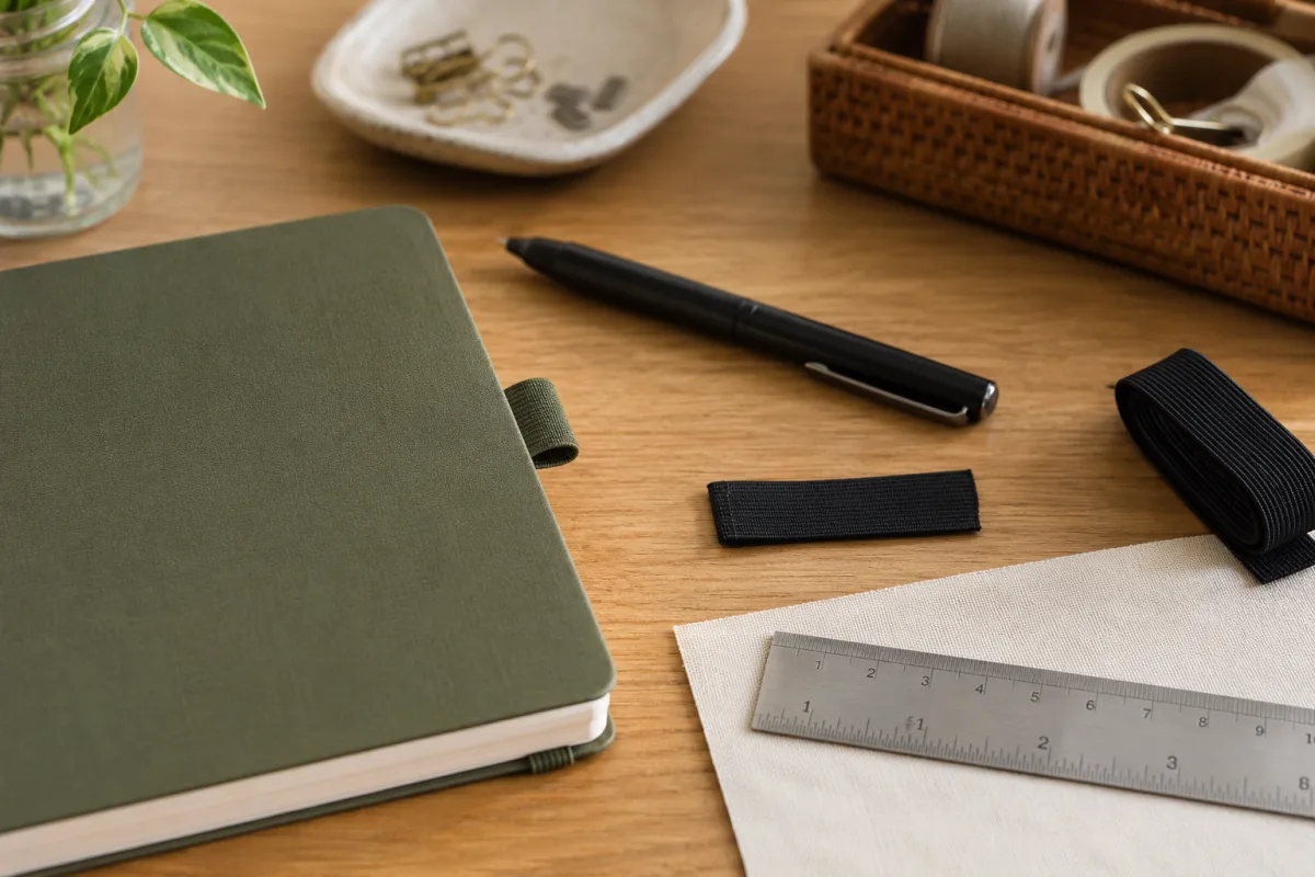 Measuring pen for journal holder